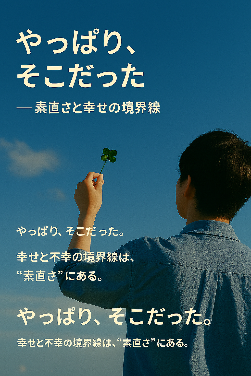 ✨「やっぱり、そこだった」──素直さと幸せの境界線