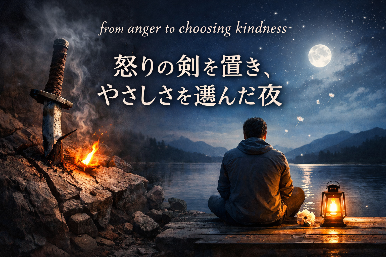 怒りの剣を置いて、やさしさを選んだ夜──“好き”と祈りと、家族のような存在へ