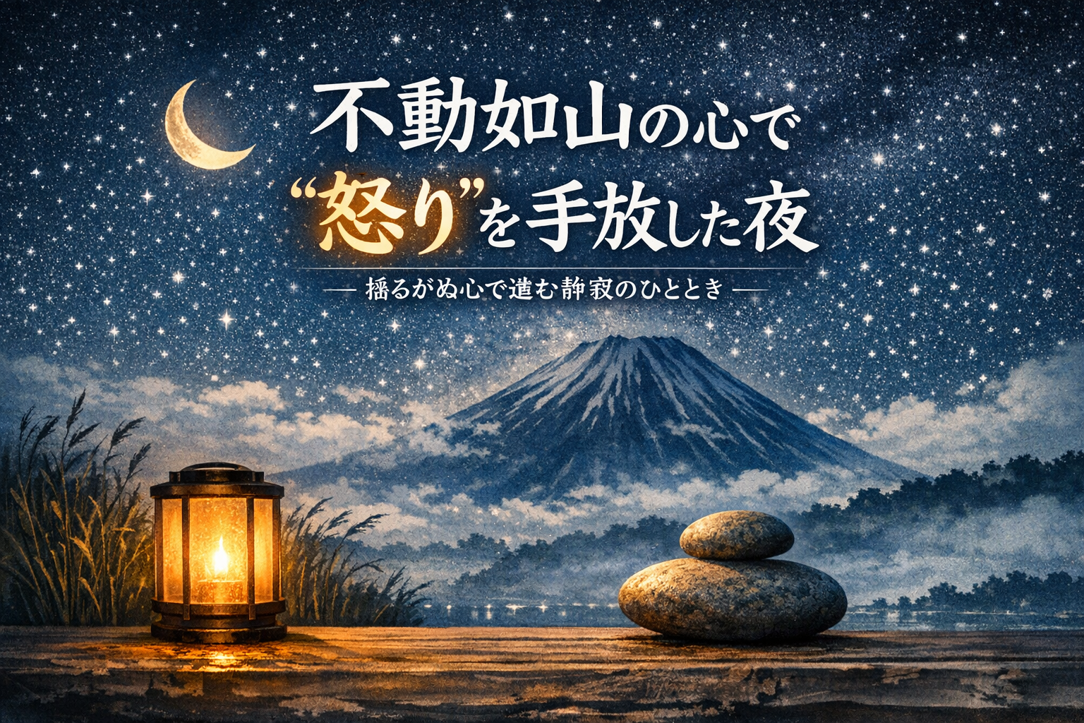 不動如山の心で“怒り”を手放した夜