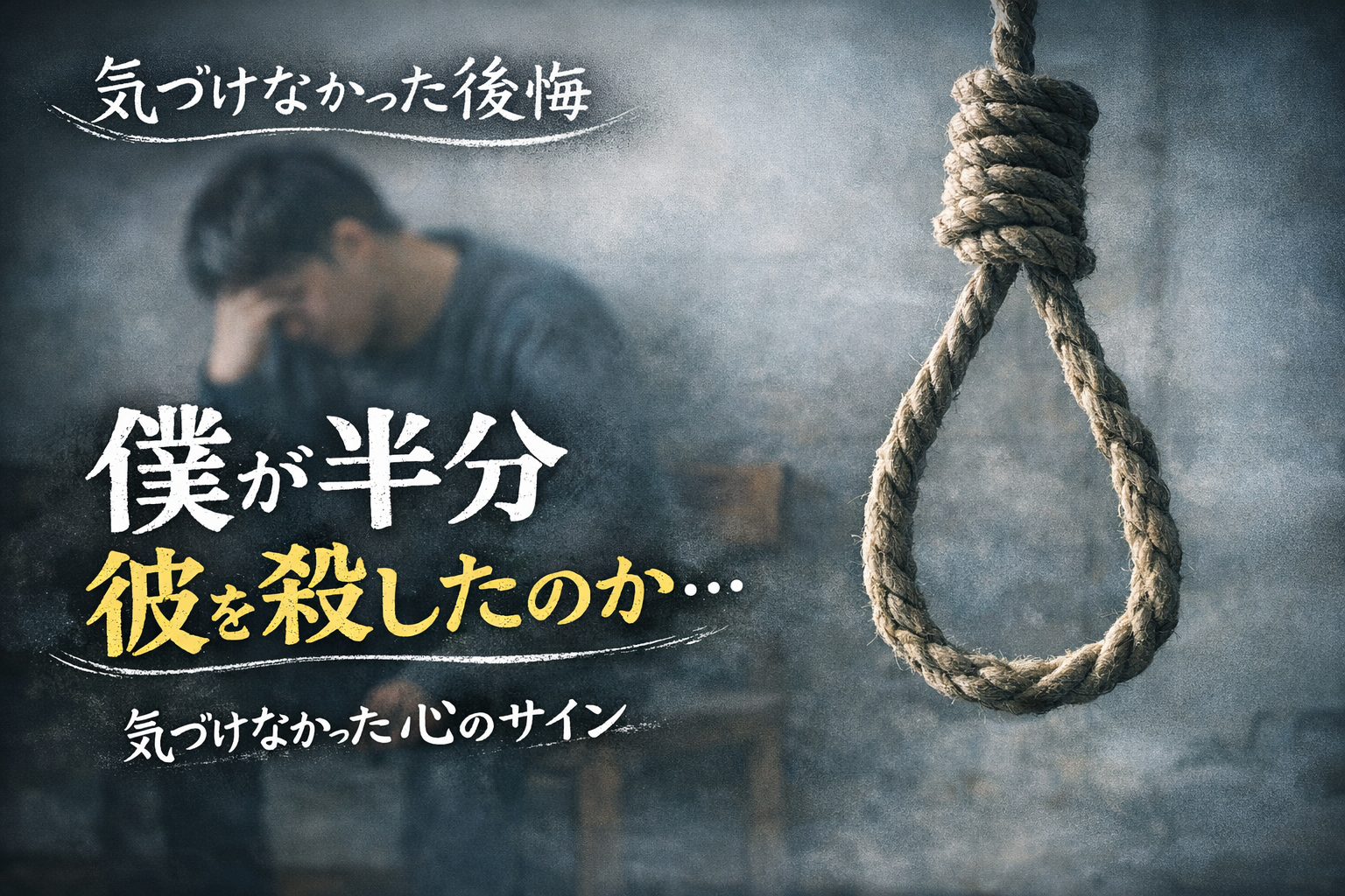 気づけなかった後悔